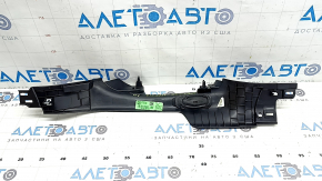 Lower left center pillar trim for Jeep Grand Cherokee WL 21-25, lower part, black, worn