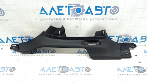Lower right center pillar trim for Jeep Grand Cherokee WL 21-25, lower part, black, worn, scratches