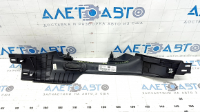 Lower right center pillar trim for Jeep Grand Cherokee WL 21-25, lower part, black, worn, scratches