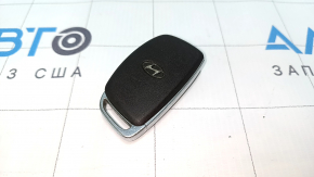 Smart Hyundai Tucson 19-21 key, 4 buttons, worn, bumps, peeling chrome