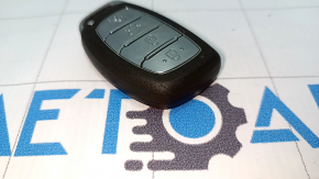 Smart Hyundai Tucson 19-21 key, 4 buttons, worn, bumps, peeling chrome