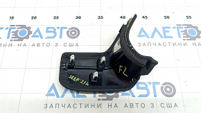 Jeep Grand Cherokee WL 21-23 leather upper center dashboard trim with black and white stitching