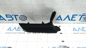 Jeep Grand Cherokee WL 21-23 upper left front panel trim, black leather, white stitching