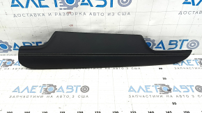 Jeep Grand Cherokee WL 21-23 upper right front panel trim, black leather, white stitching