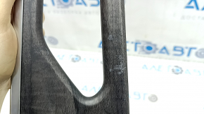 Jeep Grand Cherokee WL 22-25 rear left door panel trim, lower, wood grain, with chrome, scratches