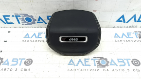 Airbag in the driver's steering wheel of the Jeep Grand Cherokee WL 21-25 nappa leather, black, scratches, bumps