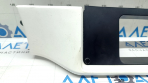 Tesla Model X 22-25 white center dashboard trim, cleanable