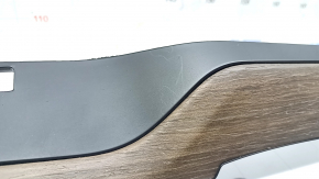 Tesla Model X 22-25 wood grain dashboard trim, scratches, broken guide