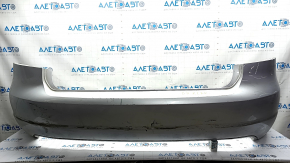 Bare rear bumper VW Passat b7 12-15 USA silver, scratches, dents, cracks, broken