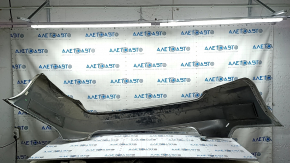 Bare rear bumper VW Passat b7 12-15 USA silver, scratches, dents, cracks, broken