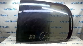 Tesla Model 3 18 rear panoramic glass - heated, tinted, laminated glass, scratched, torn cable