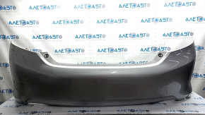 Rear bumper bare Toyota Camry v50 12-14 usa LE XLE silver, broken fasteners, filed dent, tears