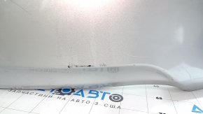 Rear bumper bare Toyota Camry v50 12-14 usa LE XLE silver, broken fasteners, filed dent, tears