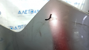 Rear bumper bare Toyota Camry v50 12-14 usa LE XLE silver, broken fasteners, filed dent, tears