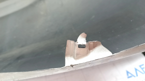 Rear bumper bare Toyota Camry v50 12-14 usa LE XLE silver, broken fasteners, filed dent, tears