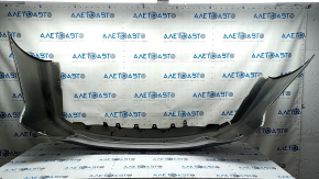 Rear bumper bare Toyota Camry v50 12-14 usa LE XLE silver, broken fasteners, filed dent, tears