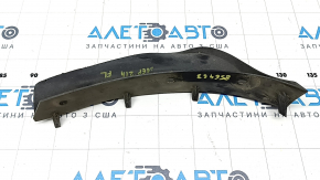 Left front bumper mudguard for Jeep Grand Cherokee WL 21-25 is curved.