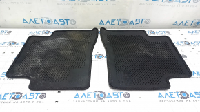 Set of floor mats for Hyundai Tucson 16-18, black cloth, dry-cleanable
