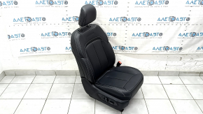 Jeep Grand Cherokee WL 21-25 passenger seat with airbag, electric, heated, ventilated, black perforated leather, Overland, scratches on the rear lining