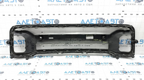 Jeep Grand Cherokee WL 21-25 front bumper center trim for hooks and parking sensors, texture, scratches