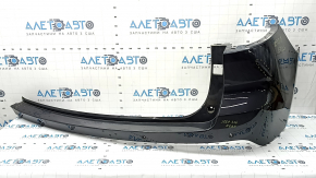 Bare rear bumper for Jeep Grand Cherokee WL 22-25 with parking sensors, graphite, missing left side, worn, crack in mount