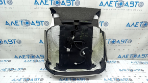 Tesla Model X 22-25 driver's seat upholstery, white leather, heated, ventilated, dry cleanable, torn leather