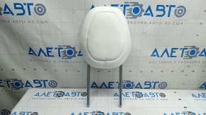 Tesla Model X 22-25 passenger seat headrest, white leather, dry cleanable