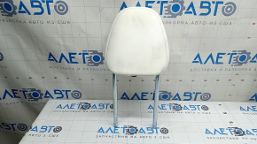 Tesla Model X 22-25 passenger seat headrest, white leather, dry cleanable