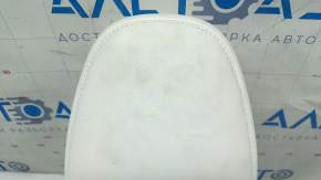 Tesla Model X 22-25 driver's seat headrest, white leather, dry-cleanable