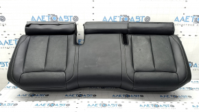 Rear seat cushion, 2nd row, Jeep Grand Cherokee WL 22-25, black leather, perforated and heated, for cleaning, poke