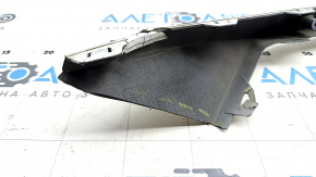 Kia EV6 2014 GT-Line rear bumper lip, white SWP, missing fragment, cracks