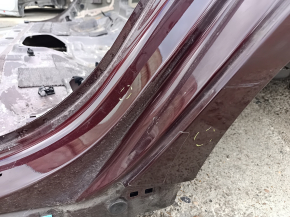 Quarter wing rear left Kia Optima 16-20 on the body, burgundy