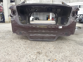 Kia Optima 16-20 rear panel on the body, burgundy