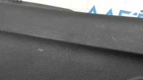 Jeep Grand Cherokee WL 22-25 black lower tailgate trim for speakers, with lamps, broken fasteners, worn, whitened plastic