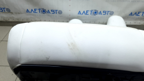Rear seats, row 2, left, Tesla Model X 22-25, white leather, with belts, dry cleanable