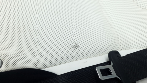 Rear seats, row 2, left, Tesla Model X 22-25, white leather, with belts, dry cleanable