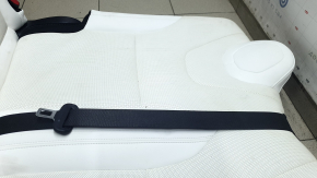 Rear seats, row 2, left, Tesla Model X 22-25, white leather, with belts, dry cleanable