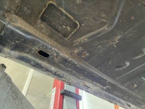 Front right quarter panel for Ford Fusion mk5 17-20 with bracket, on the body, blue, rusty