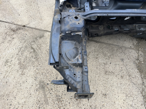 Front right quarter panel for Ford Fusion mk5 17-20 with bracket, on the body, blue, rusty