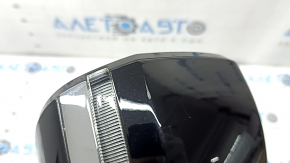 Right side mirror assembly for Jeep Grand Cherokee WL 21-25, 6+9 pins, turn signal, heated, backlit, auto-folding, BSM with chrome
