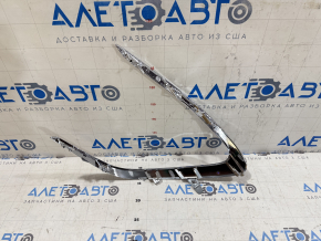Front bumper grille molding left Toyota Camry v70 21-24 LE\XLE chrome