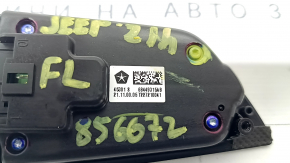 Left steering wheel control buttons for Jeep Grand Cherokee WL 21-25, glossy black, bumper