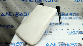 Tesla Model X 22-25 center console armrest, white leather, dry cleanable, plastic inside is worn