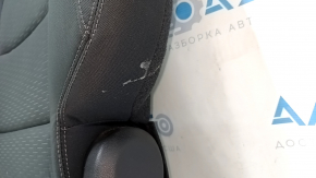Rear seat backrest, 2nd row, left, Hyundai Tucson 19-21, black cloth, with mechanism, for cleaning
