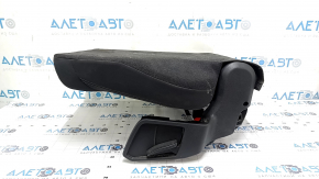 Rear seat backrest, 2nd row, left, Hyundai Tucson 19-21, black cloth, with mechanism, for cleaning