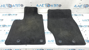 Set of floor mats for the Jeep Grand Cherokee WL 21-25, black cloth