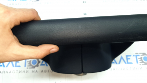 Tesla Model X 22-25 steering wheel, black leather, Plaid, tears in the leather, scuffs, scratches on the plastic
