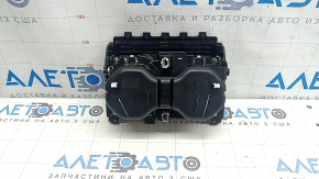 Jeep Grand Cherokee WL 22-23 center console cup holders, gloss black, chrome, backlit, scratches