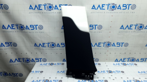 Tesla Model X 22-25 lower left center pillar trim, black with white leather