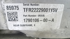 Tesla Model X 22-25 rear subframe